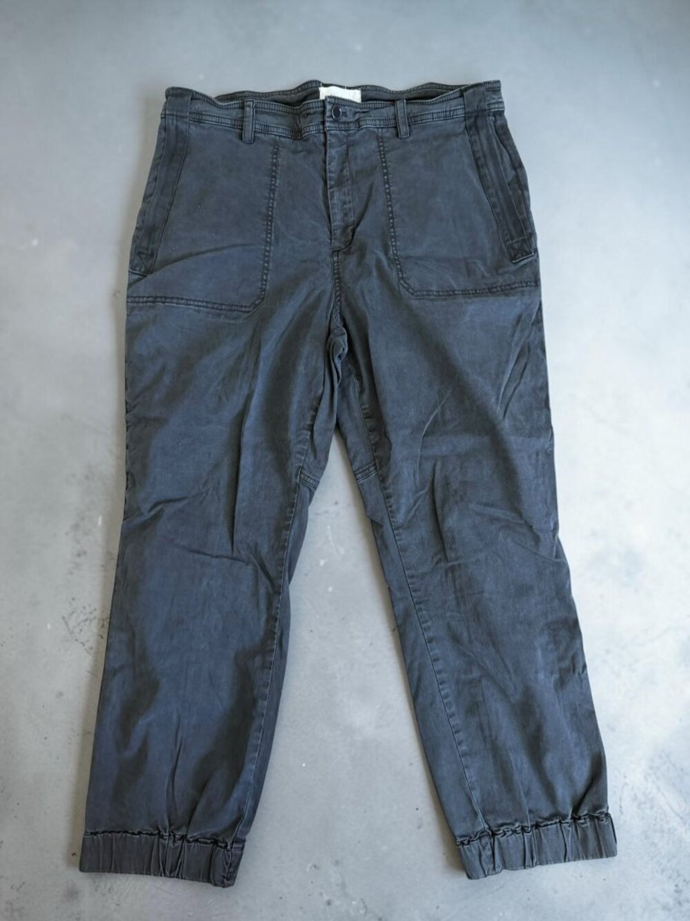 ANTHROPOLOGIE Blue Jogger Ankle Pants Size 14